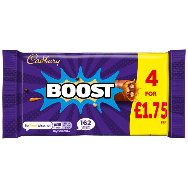 Cadbury Boost PMP £1.75 126g 4 Pack