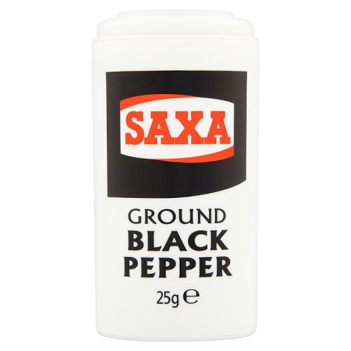 SAXA PEPPER GRD BLACK 2X6 12/25G