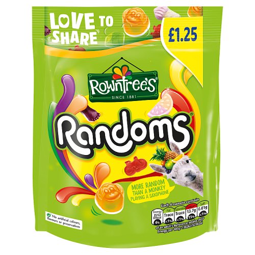 Rowntree's Randoms Pouch Bag PMP £1.25 120g