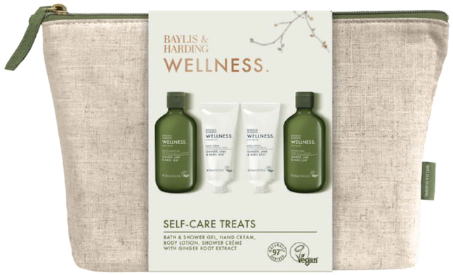 Wellness Self Care Treats Wash Bag Gift Set 920g