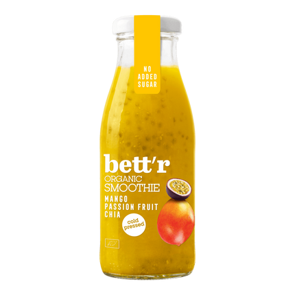 Bett'r Mango, Passion Fruit And Chia Smoothie 250ml