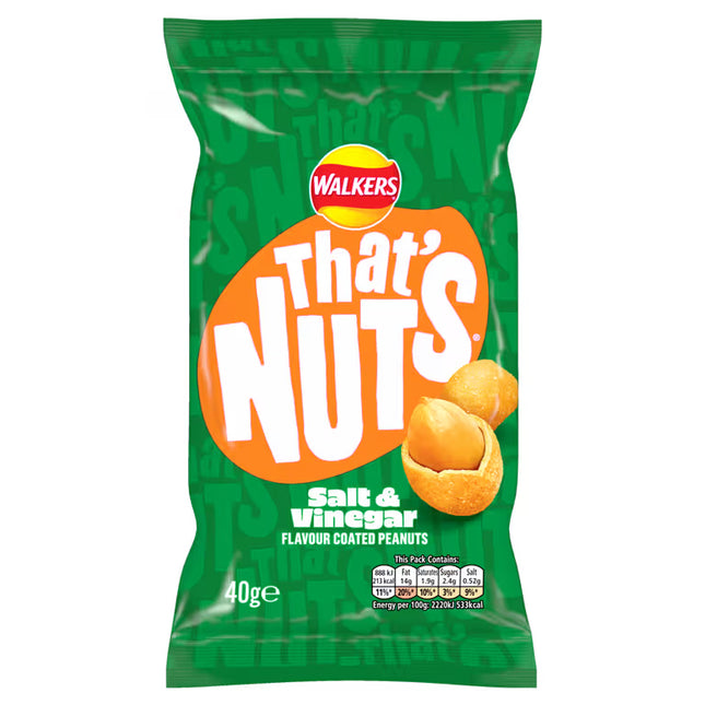 That's Nuts Walkers Salt & Vinegar 40g