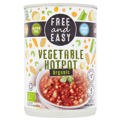 Free And Easy Organic Vegetable Hotpot 400g