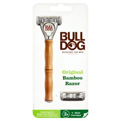 Bull Dog Bamboo Razor With 2 Blades Per Pack 2's