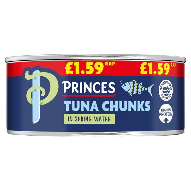Princes Tuna Chunks In Spring Water 145G PMP £1.59