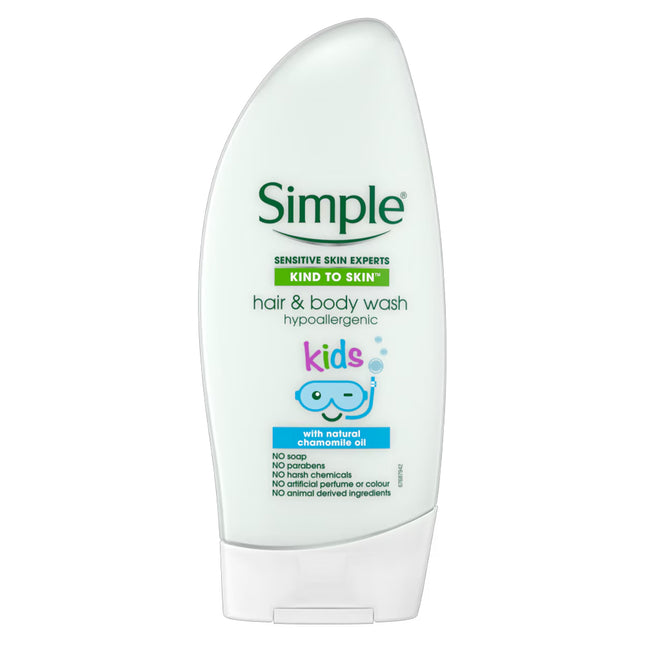 Simple Kids Hair Body Wash 225ml