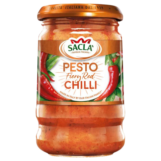 Sacla Fiery Chilli Pesto 190g