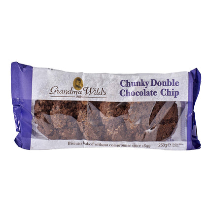Grandma Wild's Chunky Double Choc Chip 5 Pack 250g