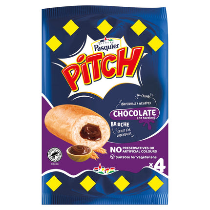 Brioche Pasquier Choc Filled Brioche 4 Pack