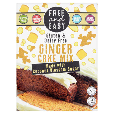 Free And Easy Gluten & Dairy Free Ginger Cake Mix 350g