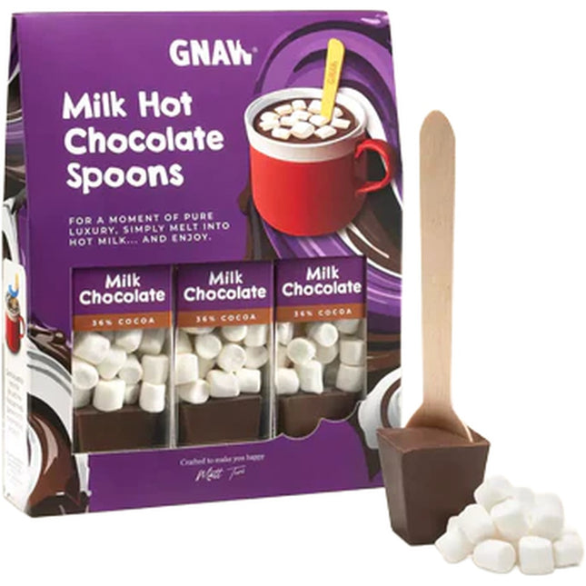 Gnaw Milk Chocolate Hot Chocolate Shot Gift Set 120g
