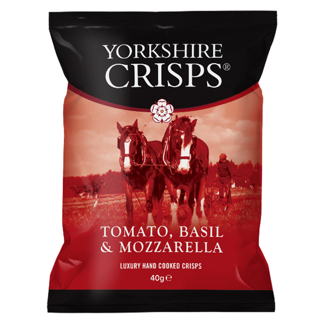 Yorkshire Crisps Tomato Basil & Mozzerella 40g