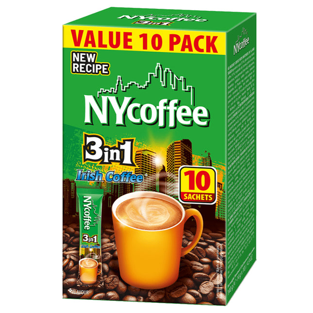 NY Coffee 3In1 Irish Coffe 10x14g