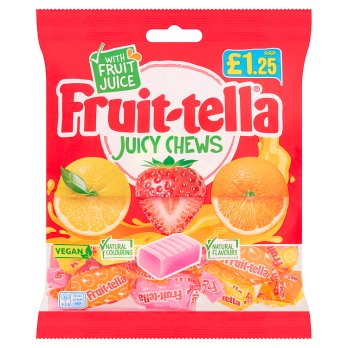 Fruittella Vegan Juicy Chews PMP £1.25 135g