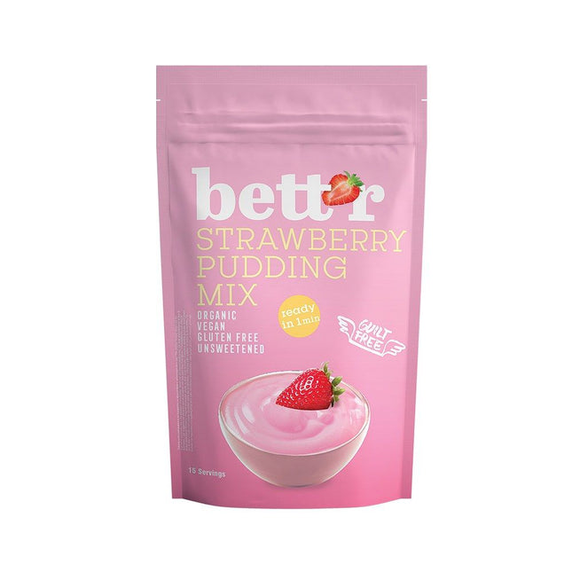 Bett'r Strawberry Pudding Mix 150g