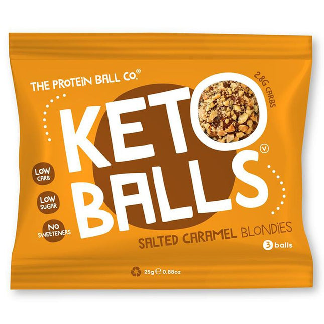 The Protein Ball Co - Salted Caramel Protein Balls (Low Sugar) 25g