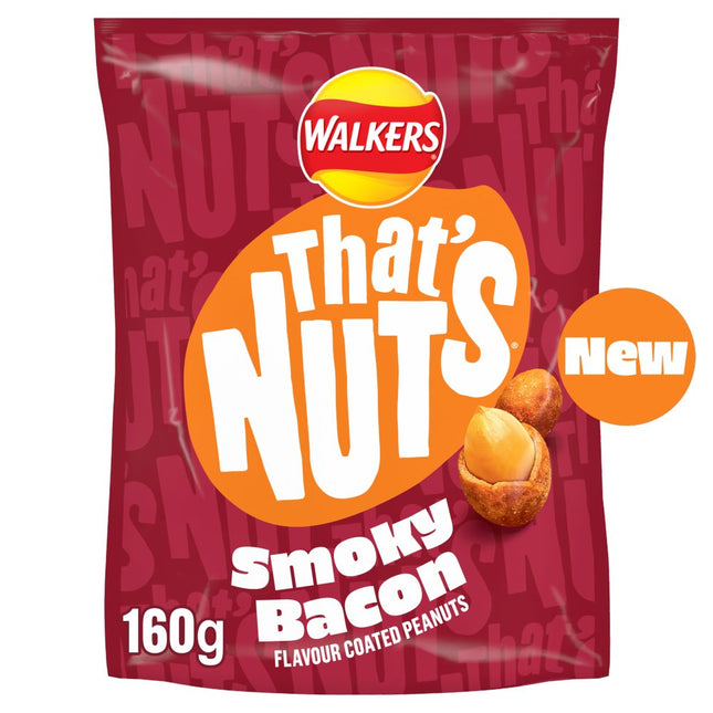 That's Nuts Walkers Smoky Bacon 160g