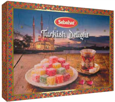 Sebahat Turkish Delight Advent Calendar Assorted Flavours 375g
