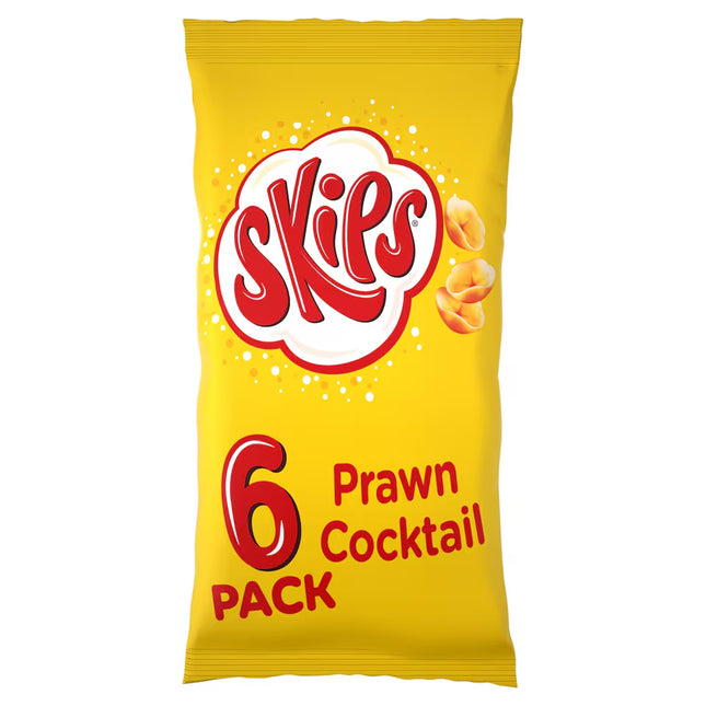 Skips Prawn Cocktail Multipack Crisps 6 Pack 91.6g
