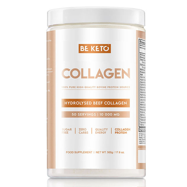 BeKeto Hydrolysed Beef Collagen 500g