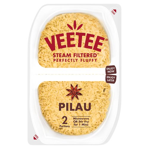 Veetee Pilau Rice Twin Pot 250G