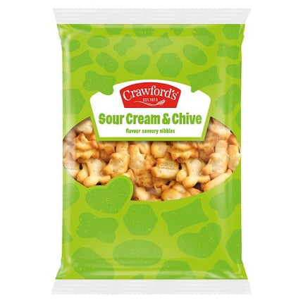 Crawford's Savouries Sour Cream and Chive Baked Snacks 200g