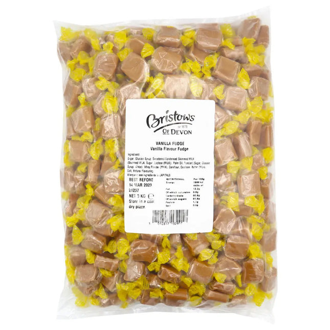 Bristows Clotted Cream Vanilla Bulk Toffee 3kg