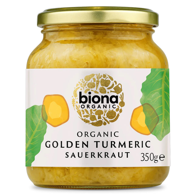 Biona Organic Sauerkraut Golden Turmeric / Demeter 350g