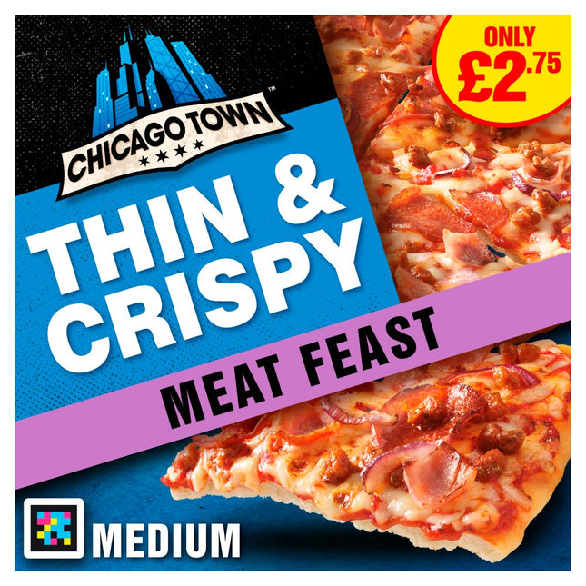 Chicago Town Thin Meat Feast PMP £2.75 325G