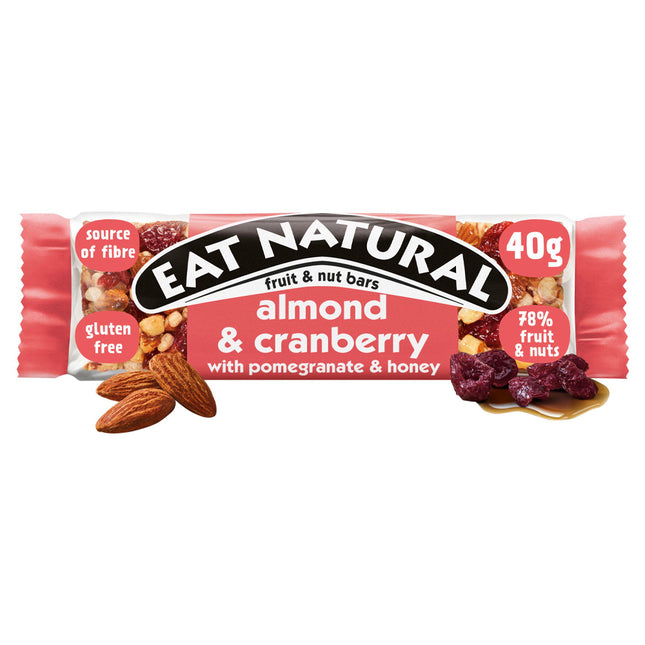 Eat Natural F&N ALMOND CRANBERRIES & POMEGRANATE T1X12 HFSS 40g