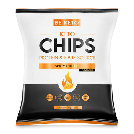 BeKeto Keto Chips Spicy Cheese 30g
