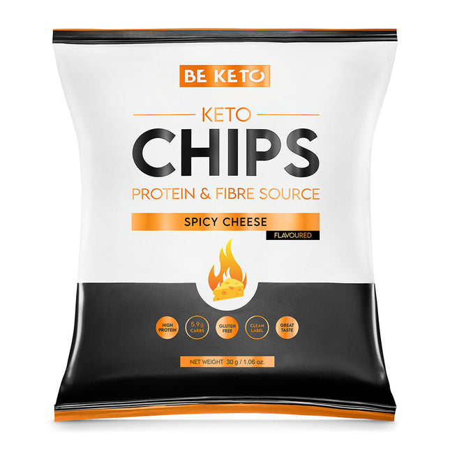 BeKeto Keto Chips Spicy Cheese 30g