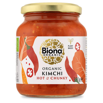 Biona Kimchi Hot & Chunky Organic 350g