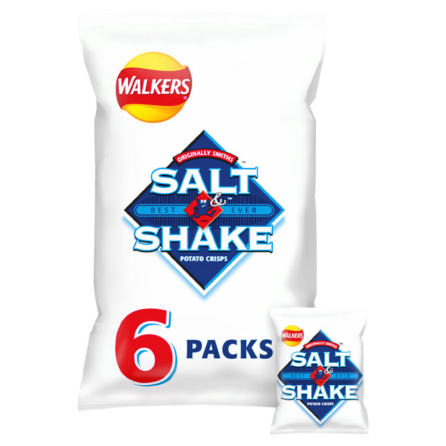 Walkers Salt and Shake Multipack 6x24g