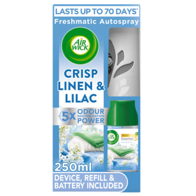 Airwick Freshmatic Kit 250ml Crisp Linen Lilac