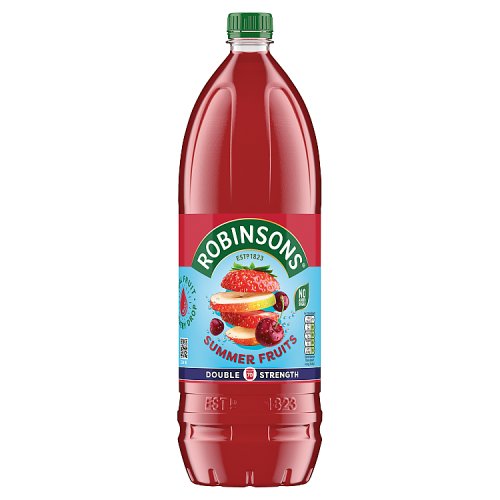 Robinsons Double Strength Summer Fruit No Added Sugar PET 1.75L