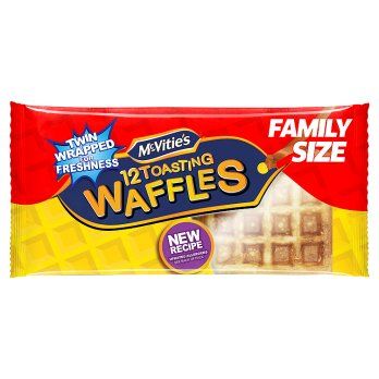 McVitie's Toasting Waffles Family Size 12 Pack 306.8g