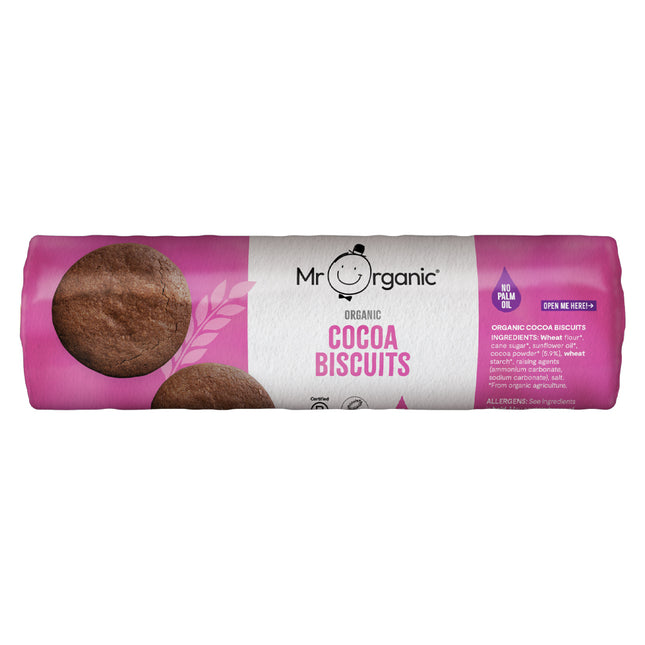 Mr Organic Cocoa Biscuits 250g
