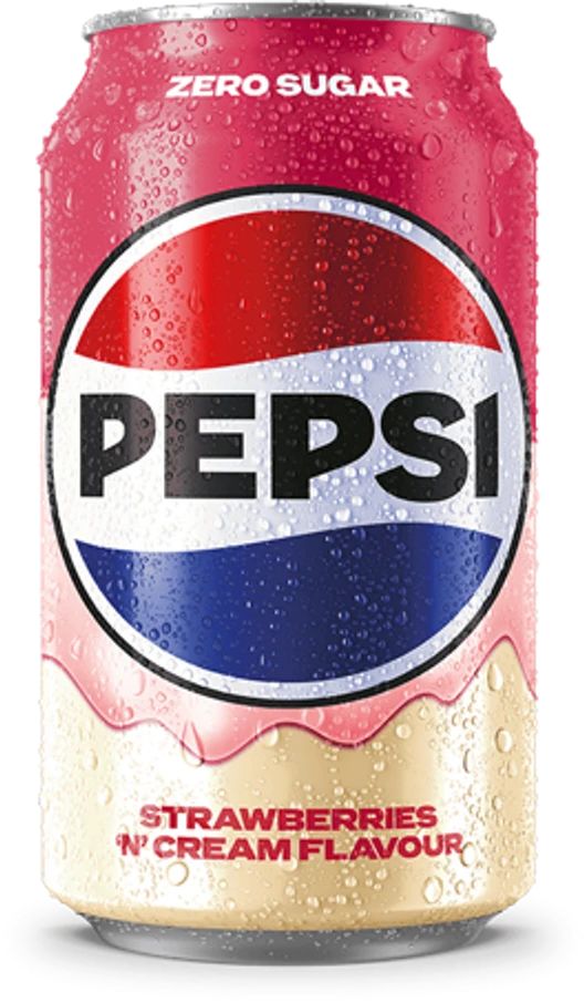 Pepsi Pepsi Strawberry&Crm Can 330ml