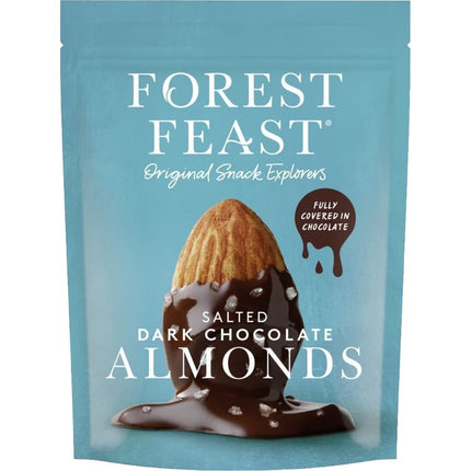 Forest Feast Salted Dark Chocolate Almonds 120g