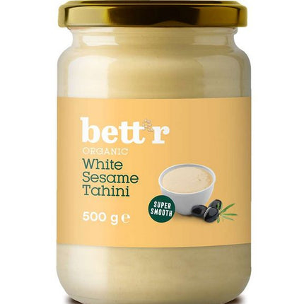 Bett'r Organic White Sesame Tahini Butter 500g