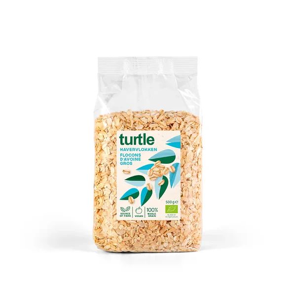 Turtle Organic Rolled Oats Jumbo 500g