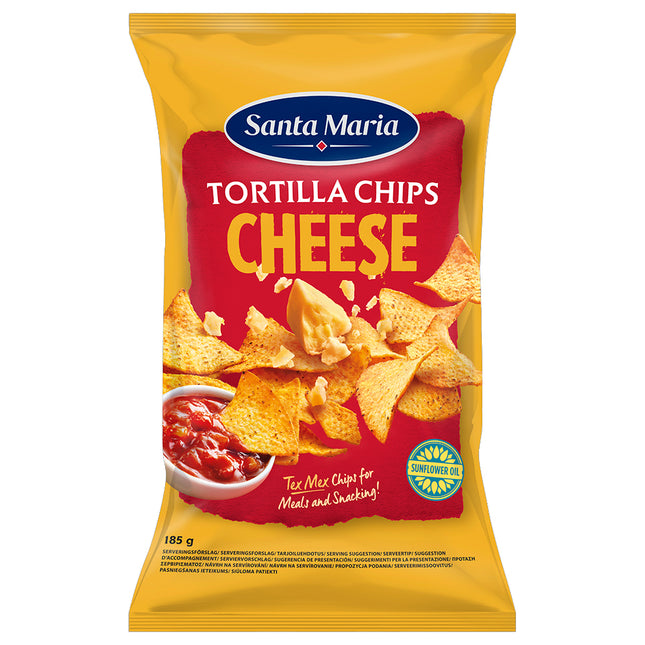 Santa Maria Cheese Tortilla Chips 185g