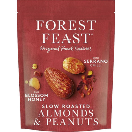 Forest Feast Serrano Chilli Honey Peanuts & Almonds 120g