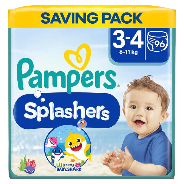 Pampers Splashers Baby Shark Size 3 12s