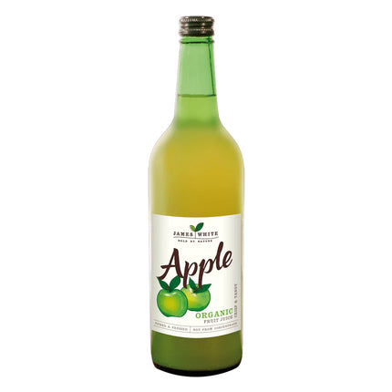 James White Organic Apple Juice 750ml Glass