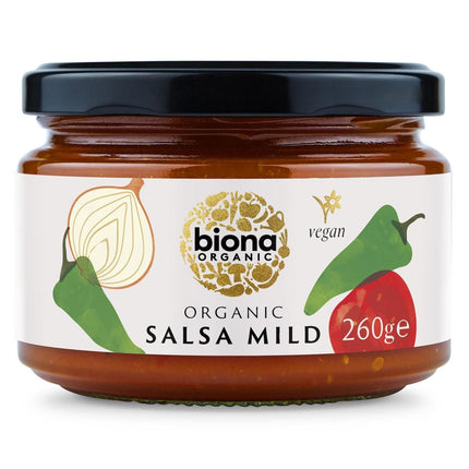 Biona Organic Salsa Dip Sauce Mild Vegan 260g