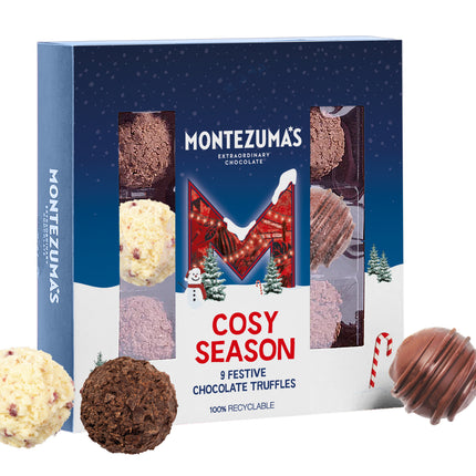Montezumas Cosy Season Festive Chocolate Truffles 9's 110g