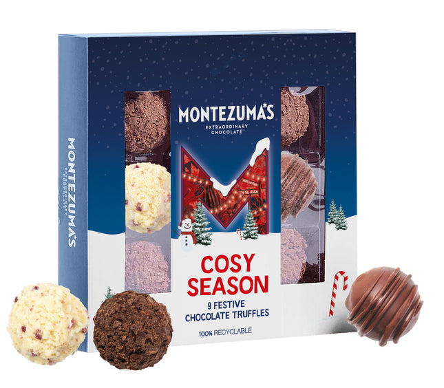 Montezumas Cosy Season Festive Chocolate Truffles 9's 110g