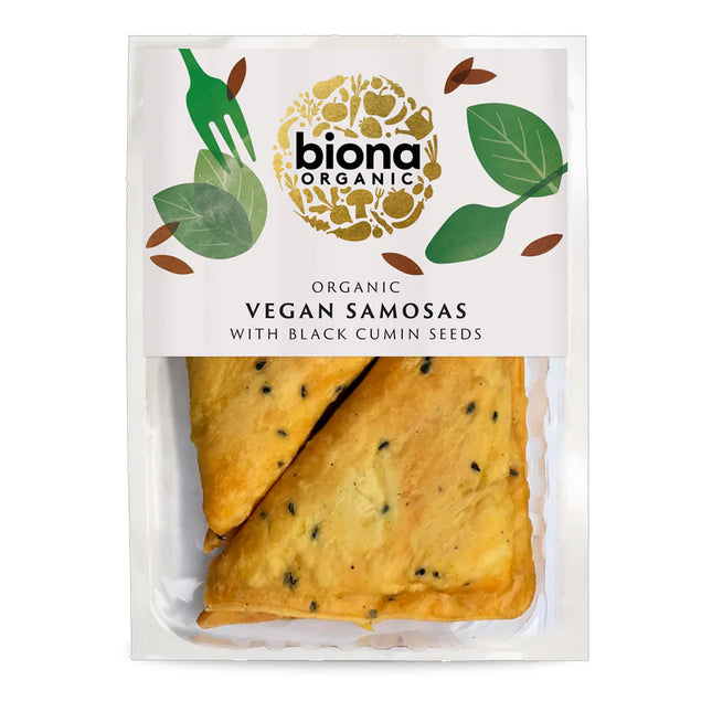 Biona Organic Vegan Samosas With Black Cumin Seeds 230g